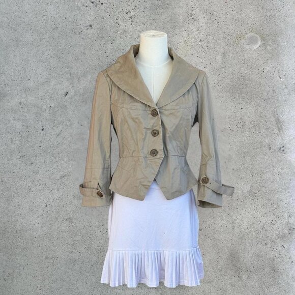 y2k cropped trench coat - Picture 6 of 7